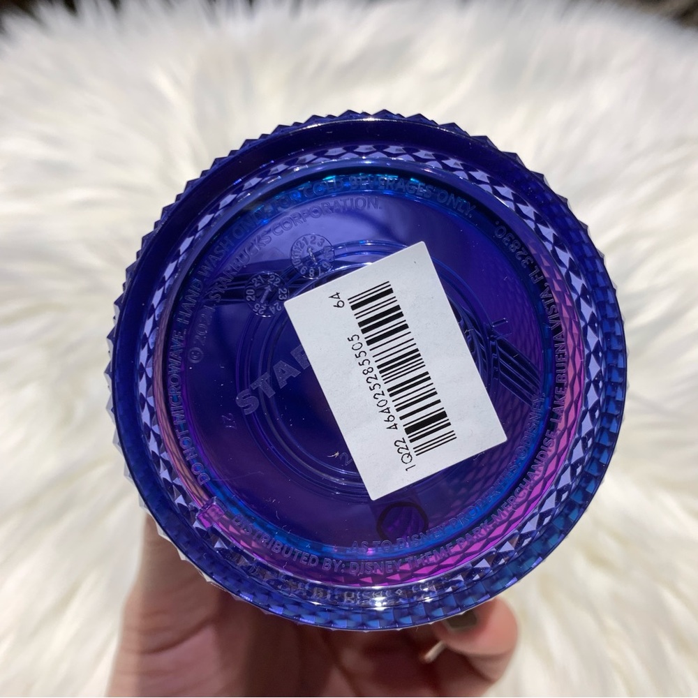 Starbucks Walt Disney World 50th anniversary tumblr iridescent blue/purple NWT - Picture 9 of 15